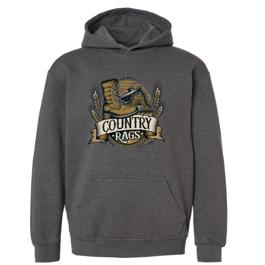 Country Rags Youth Hoodie