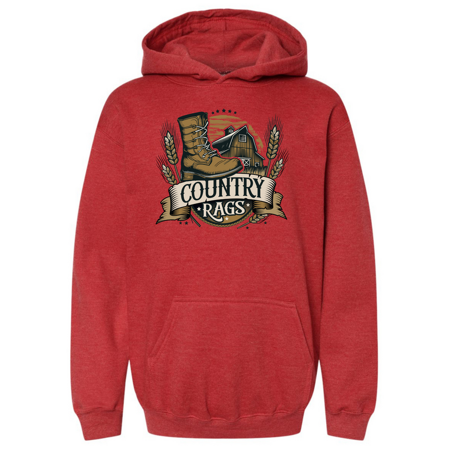 Country Rags Youth Hoodie