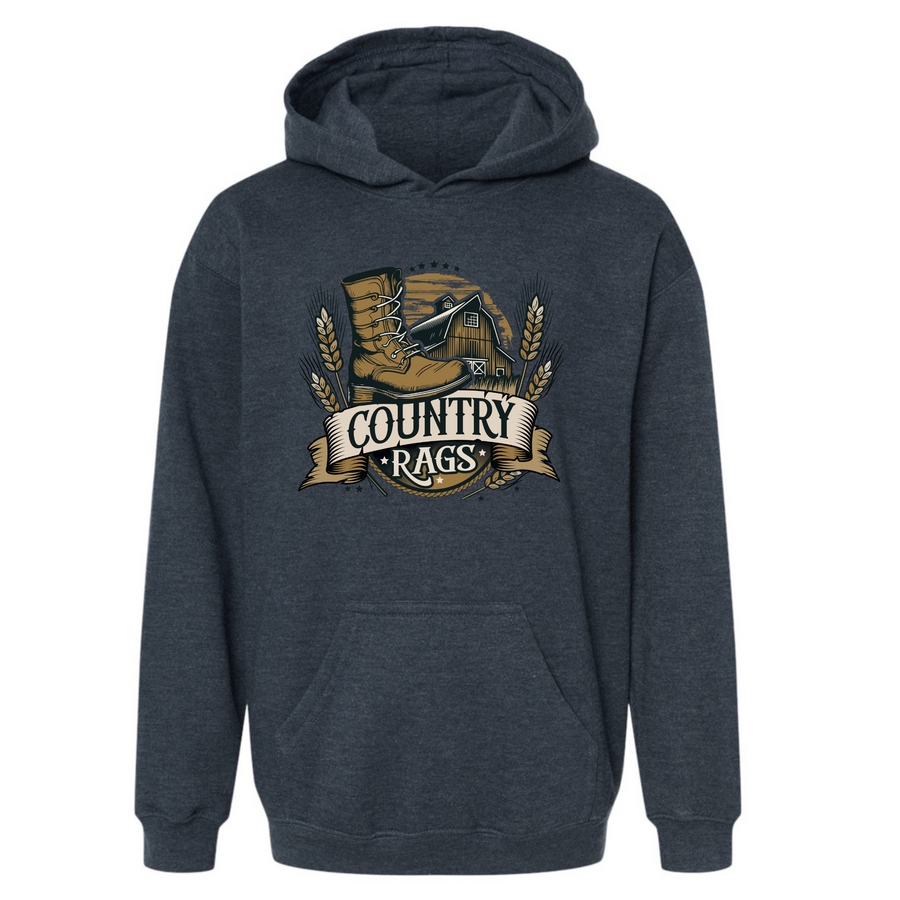 Country Rags Youth Hoodie