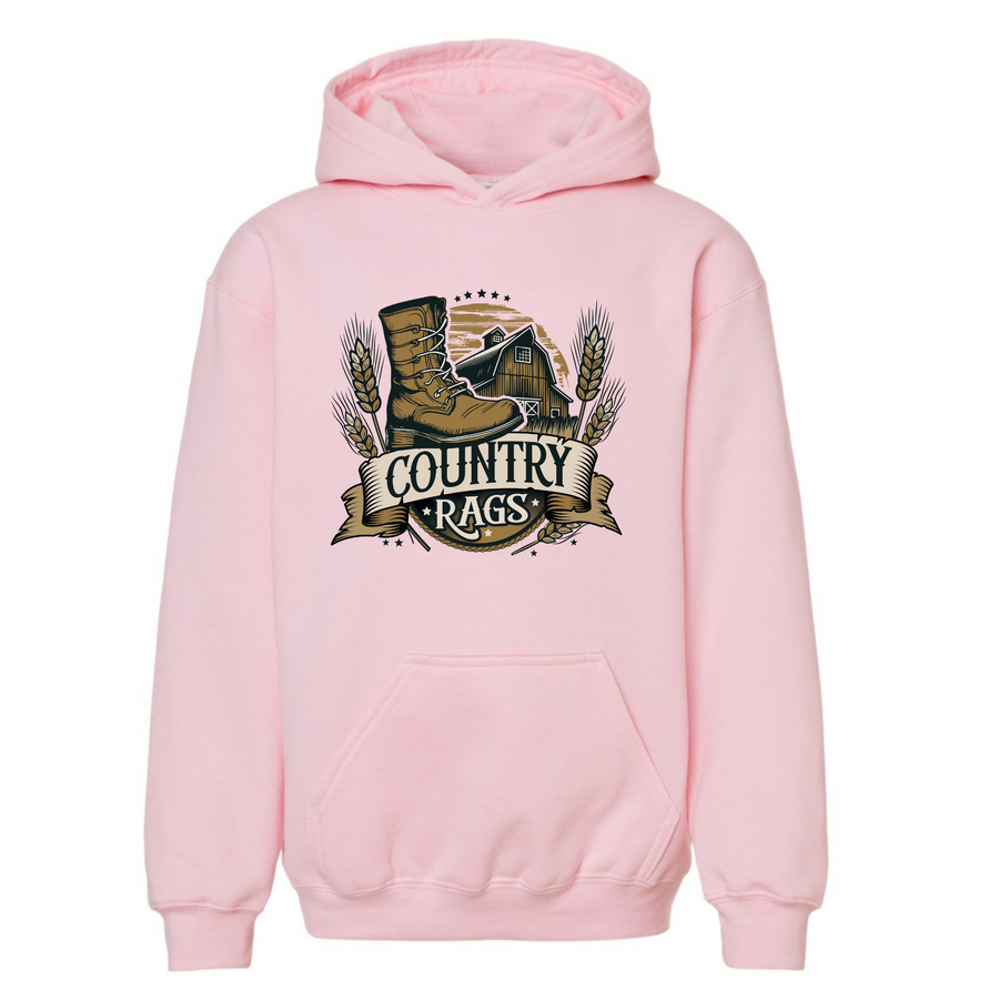 Country Rags Youth Hoodie