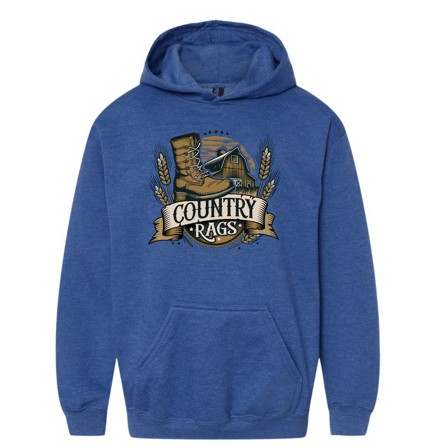 Country Rags Youth Hoodie