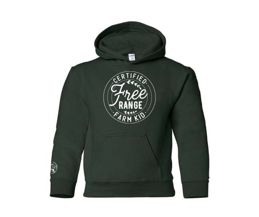 Free Range Farm Kid Hoodie