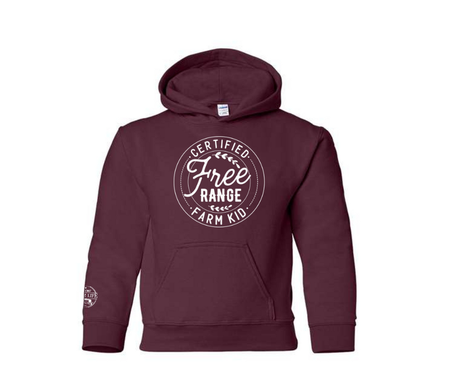 Free Range Farm Kid Hoodie