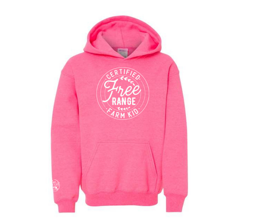 Free Range Farm Kid Hoodie